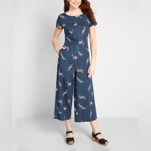 ModCloth Bold Notion Zebra Jumpsuit